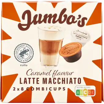 Jumbo Jumbo's Latte Macchiato Caramel Dolce Gusto 2 x 8 Stuks aanbieding