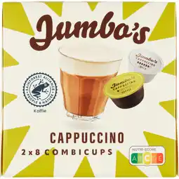Jumbo Jumbo's Cappuccino Dolce Gusto 2 x 8 stuks aanbieding