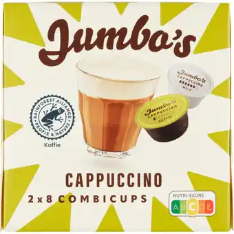Jumbo Jumbo's Cappuccino Dolce Gusto 2 x 8 stuks aanbieding