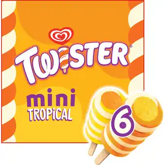 Jumbo Ola IJs Twister Mini Tropical 6 x 50 ml aanbieding