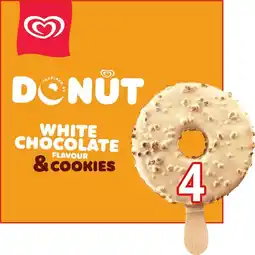 Jumbo Ola Donut IJs White Chocolate & Cookies 4 x 62 ml aanbieding