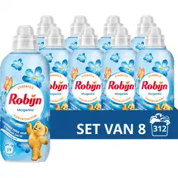 Jumbo Robijn Wasverzachter Morgenfris 8 x 780 ml aanbieding