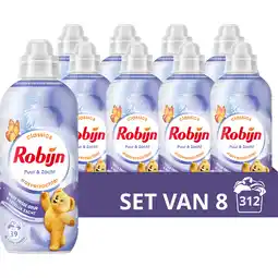 Jumbo Robijn Wasverzachter Puur & Zacht 8 x 780 ml aanbieding