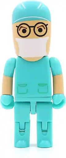 Bol.com Ulticool USB-stick Dokter - 32 GB - Blauw Uniform aanbieding