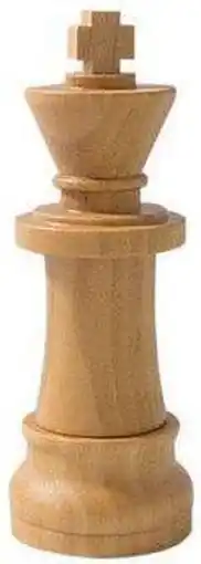 Bol.com Ulticool USB-stick Schaakstuk Koning - 16 GB - Hout - Bruin aanbieding