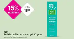 DA VSM Arnikind vallen en stoten gel aanbieding