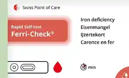 DA Swiss Point of Care Zelftest Ferri-Check aanbieding
