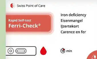 DA Swiss Point of Care Zelftest Ferri-Check aanbieding