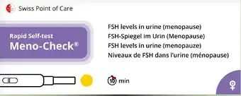 DA Swiss Point of Care Zelftest Meno-Check aanbieding