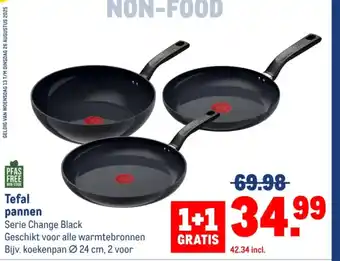 Makro Tefal pannen aanbieding