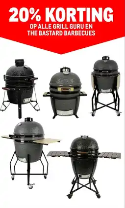 Makro Op alle grill guru en the bastard barbecues aanbieding