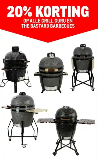 Makro Op alle grill guru en the bastard barbecues aanbieding
