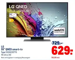 Makro LG 55" QNED smart-tv aanbieding