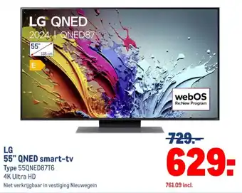 Makro LG 55" QNED smart-tv aanbieding