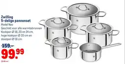 Makro Zwilling 5-delige pannenset aanbieding