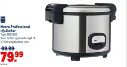 Makro Metro Professional rijstkoker aanbieding