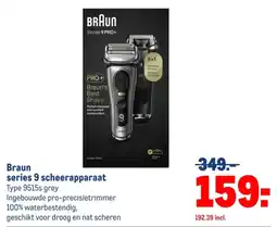 Makro Braun series 9 scheerapparaat aanbieding