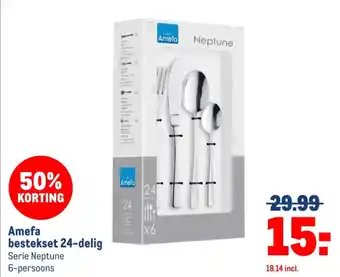 Makro Amefa bestekset 24-delig aanbieding