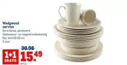 Makro Wedgwood servies aanbieding