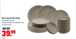 Makro Serviesset 18-delig aanbieding