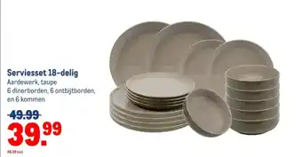 Makro Serviesset 18-delig aanbieding