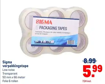Makro Sigma verpakkingstape aanbieding