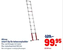 Makro Altrex smart Up Go telescoopladder aanbieding