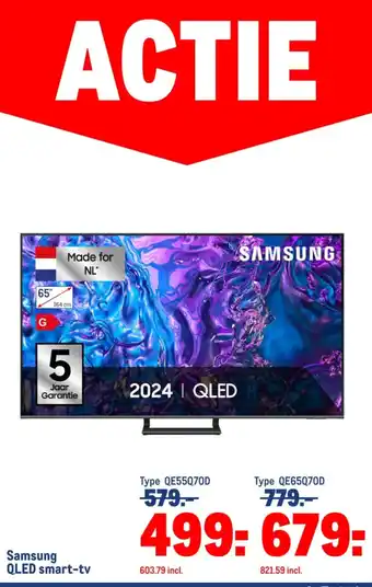 Makro Samsung QLED smart-tv aanbieding