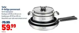 Makro Tefal 4-delige pannenset aanbieding