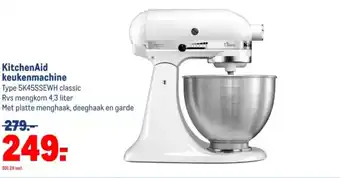 Makro KitchenAid keukenmachine aanbieding