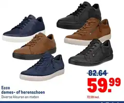 Makro Ecco dames of herenschoen aanbieding