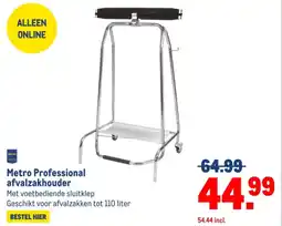 Makro Metro Professional afvalzakhouder aanbieding