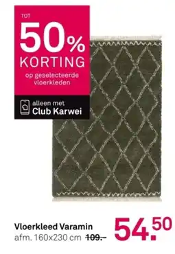 Karwei Vloerkleed Varamin aanbieding