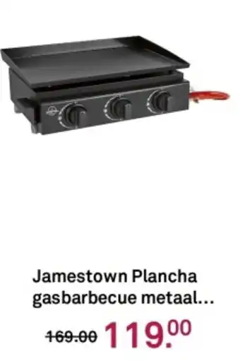 Karwei Jamestown Plancha gasbarbecue metaal aanbieding