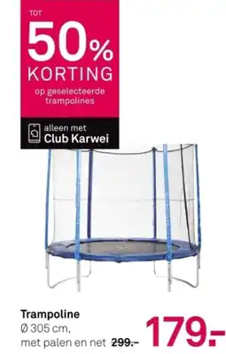 Karwei Trampoline aanbieding