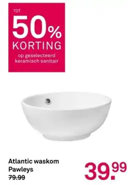 Karwei Atlantic waskom Pawleys aanbieding