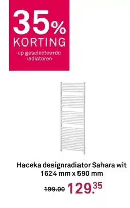 Karwei Haceka designradiator Sahara wit aanbieding