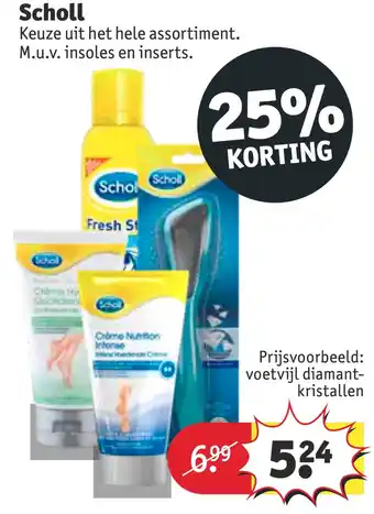 Kruidvat Scholl aanbieding