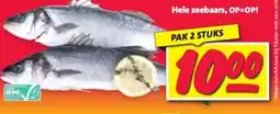 Nettorama Hele zeebaars aanbieding