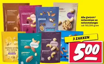 Nettorama Alle gwoon notenmixen en notenmelanges aanbieding