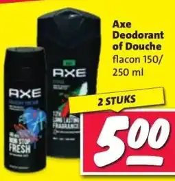 Nettorama Axe Deodorant of Douche aanbieding