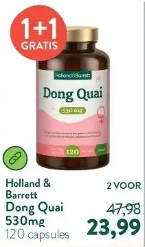 Holland & Barrett Dong Quai 530mg aanbieding