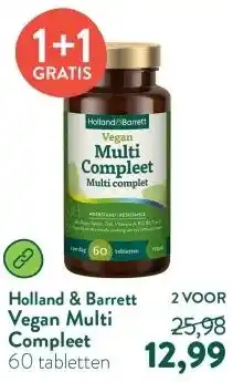 Holland & Barrett Vegan Multi Compleet aanbieding