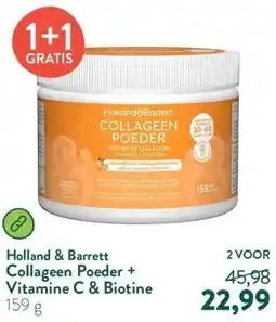 Holland & Barrett Collageen Poeder + Vitamine C & Biotine aanbieding