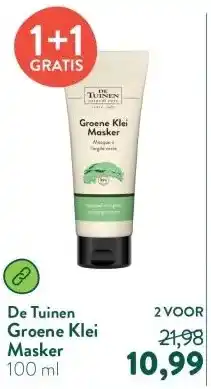Holland & Barrett Groene Klei Masker aanbieding