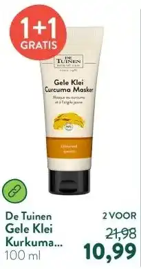 Holland & Barrett Gele Klei Kurkuma Masker aanbieding