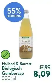 Holland & Barrett Biologisch Gembersap aanbieding