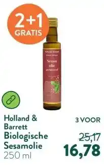 Holland & Barrett Biologische Sesamolie aanbieding