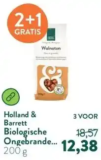 Holland & Barrett Biologische Ongebrande Walnoten aanbieding