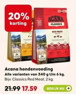 Pets Place Acana hondenvoeding aanbieding